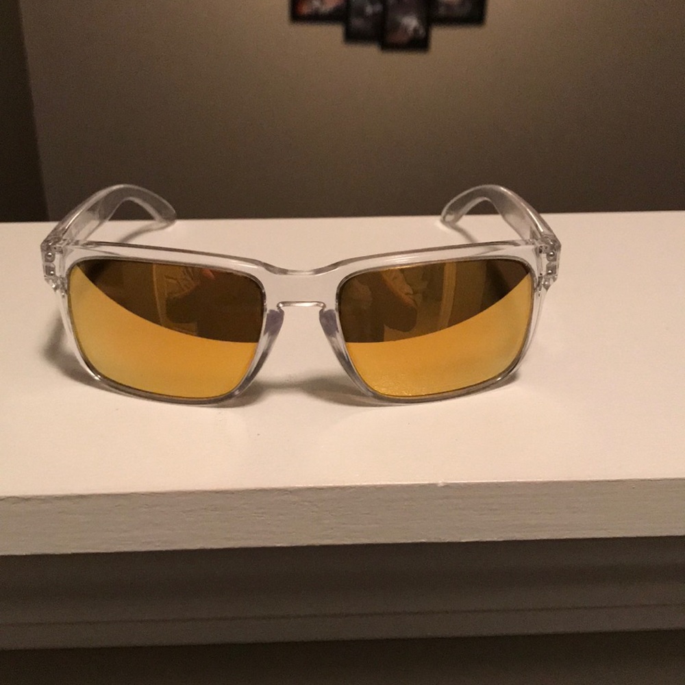Oakley Holbrook sunglasses.